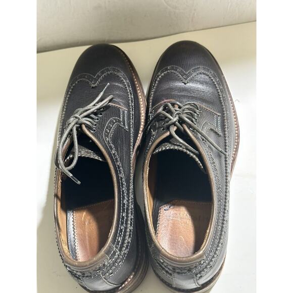 Aquatalia‎ Mens Leather Dress Shoes Black Laced Size 8 Waterproof Made in Italy main image 13